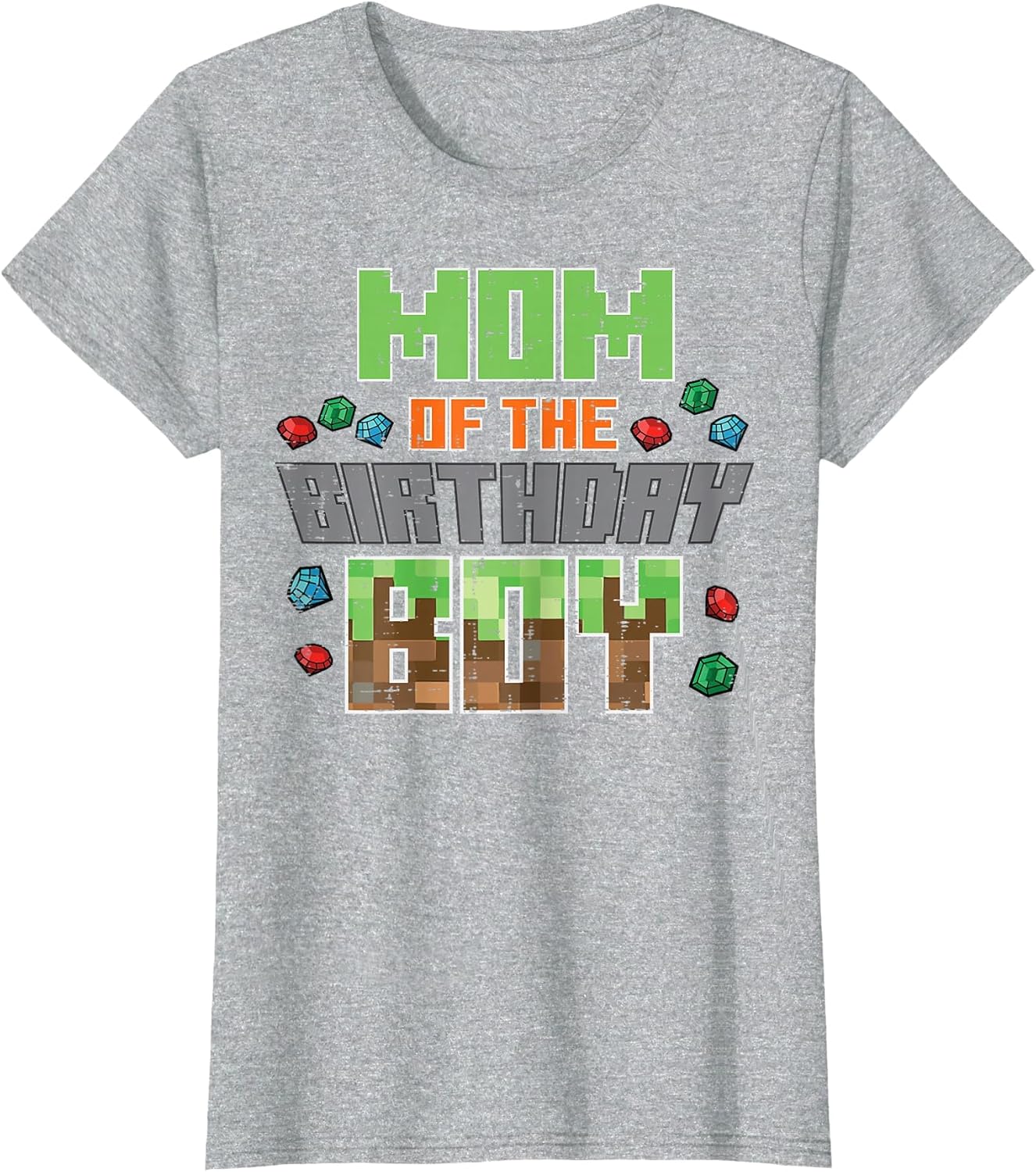 Mom of Birthday Boy Pixel Gaming Bday Party Women