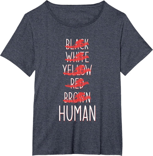 Wa are All Human Black White Red Yellow Brown! Lives Matter