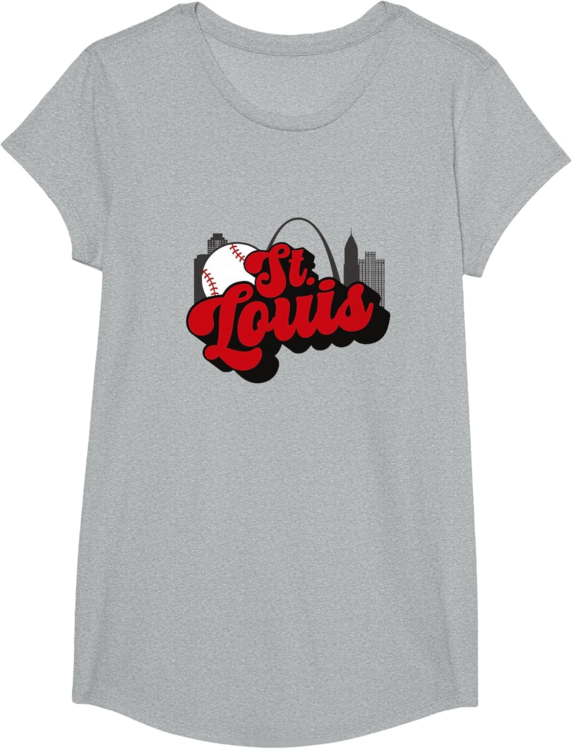 St Louis Baseball Vintage City Skyline Retro Baseball Lover