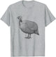 Vintage Guinea Fowl Drawing Art Design