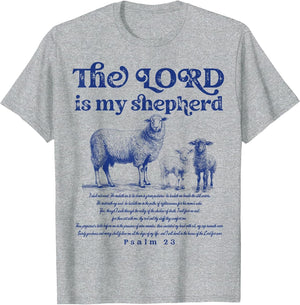 The Lord is My Shepherd Christian Sheep Psalm 23 Faith