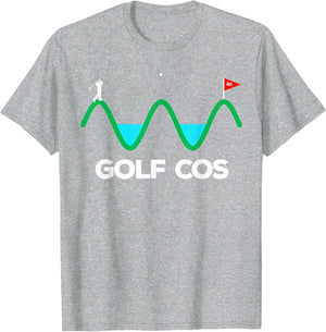 Funny Golf Math Golf Course Cos Shirt for Golfers Engineers