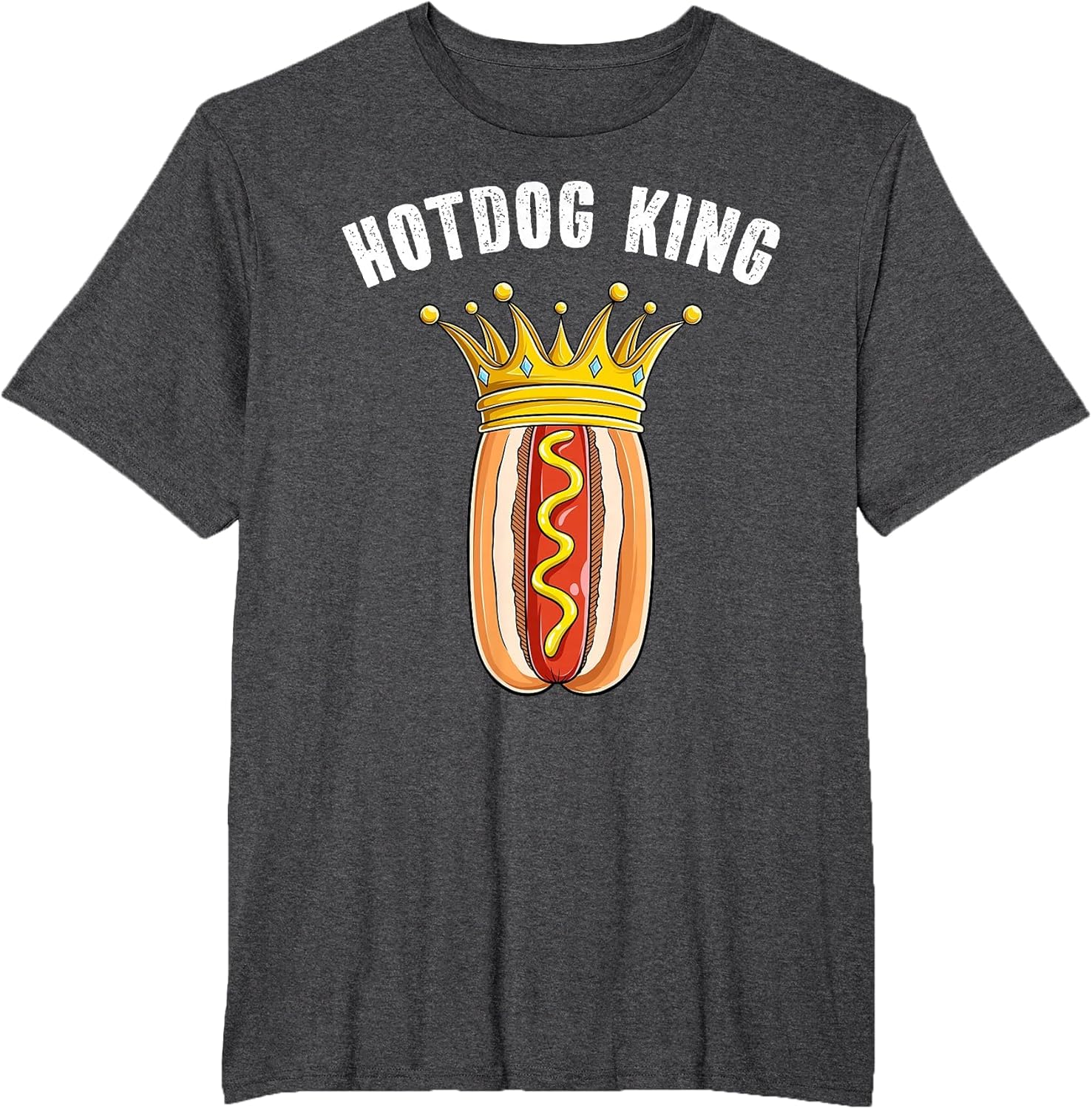 Hotdog King Cool Sausage Hot Dog Food Lover Men Boys