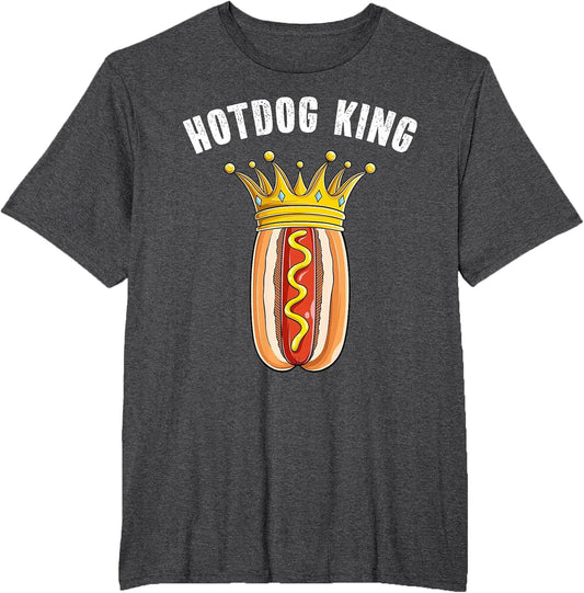 Hotdog King Cool Sausage Hot Dog Food Lover Men Boys