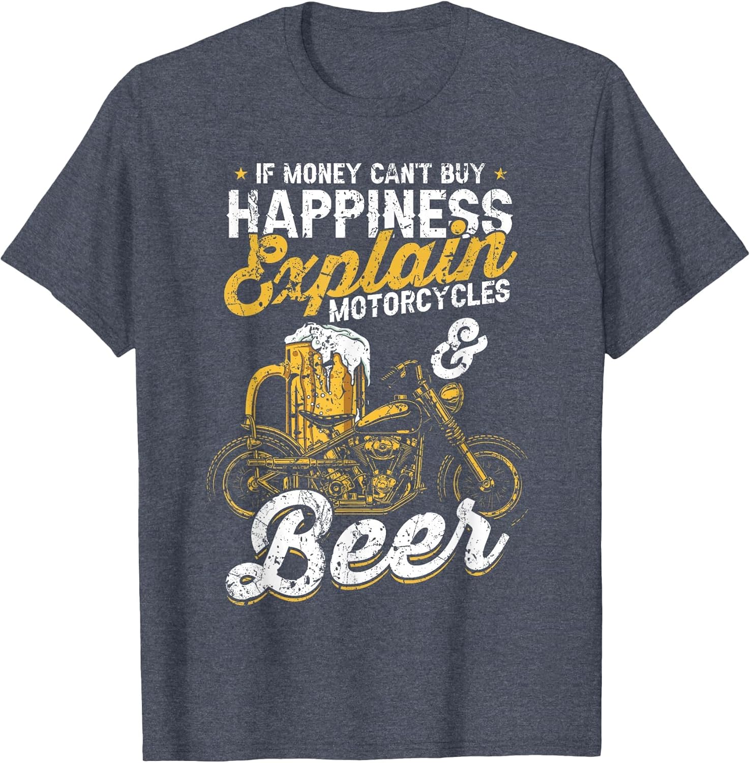 If Money Cant Buy Happiness Explain Beer & Motorcycles