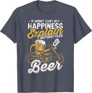 If Money Cant Buy Happiness Explain Beer & Motorcycles