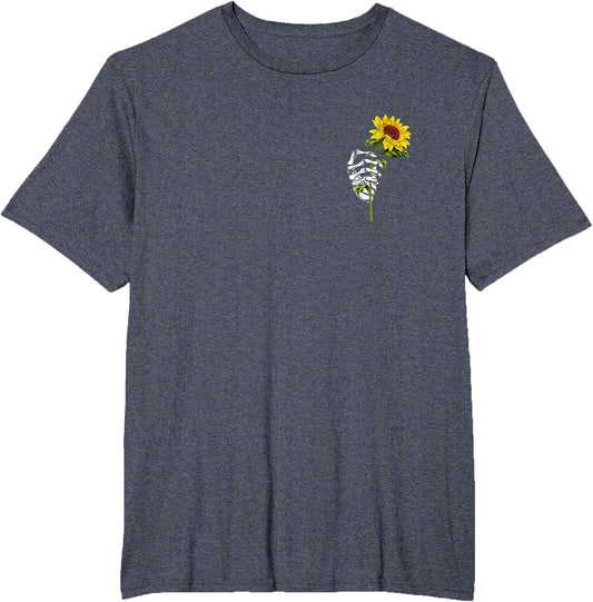 Leopard Sunflower Skeleton Hand Pocket Halloween Costume
