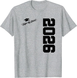 2026 Senior Graduation - Autograph Shirt - Class of 2026