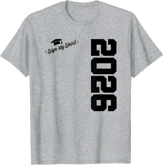 2026 Senior Graduation - Autograph Shirt - Class of 2026