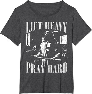 Lift Heavy Pray Hard Gym Jesus Christian for Christian