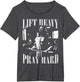 Lift Heavy Pray Hard Gym Jesus Christian for Christian