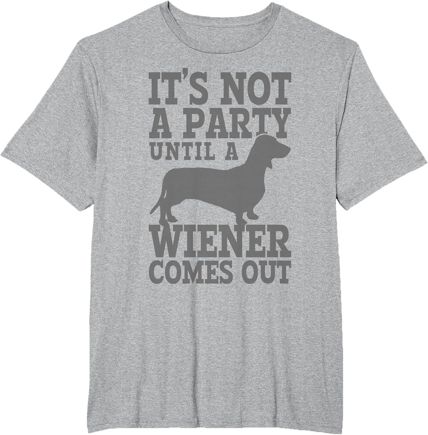 Dachshund It's Not A Party Until A Wiener Comes Out Funny