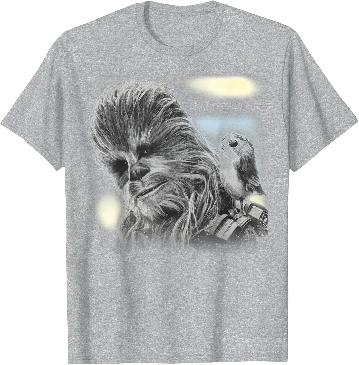 Star Wars The Last Jedi Chewbacca And Porg Portrait