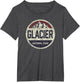 Vintage Glacier National Park Retro Mountain Kids Souvenir