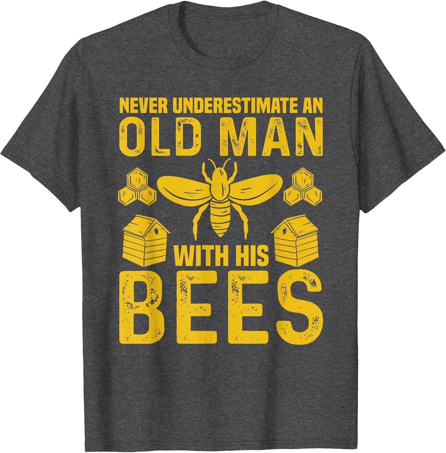Apiary Bee Keeper an Old Man with His Bees Beekeeping