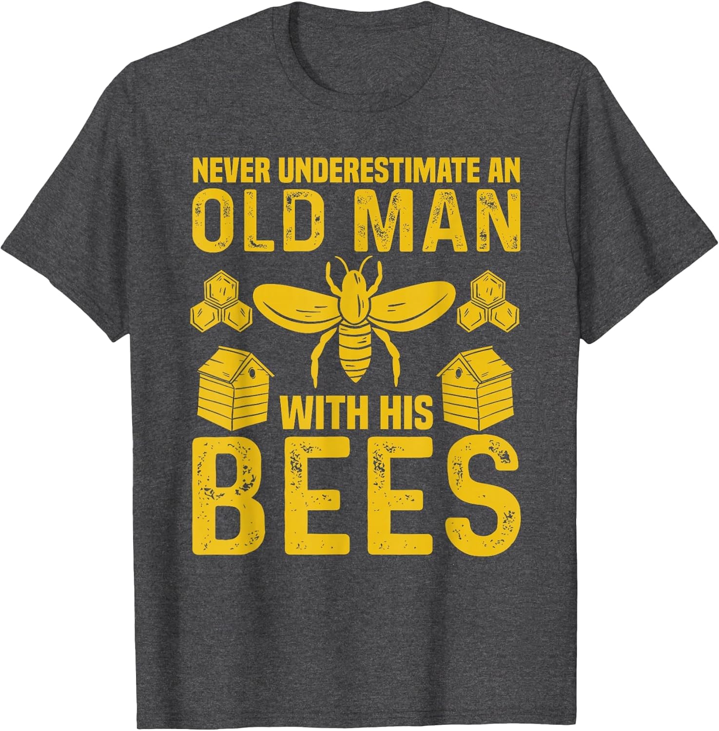 Apiary Bee Keeper an Old Man with His Bees Beekeeping