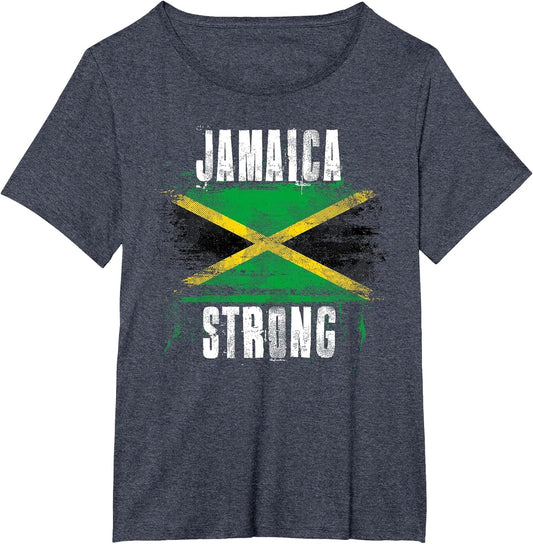 Jamaica Strong Distressed Flag - Jamaican Pride