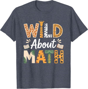 Wild About Math Funny Cute Teacher Student Math Club