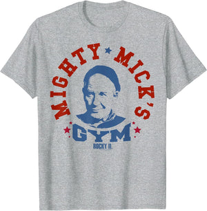 Rocky Mighty Mick's Gym Blue Hue Portrait Logo