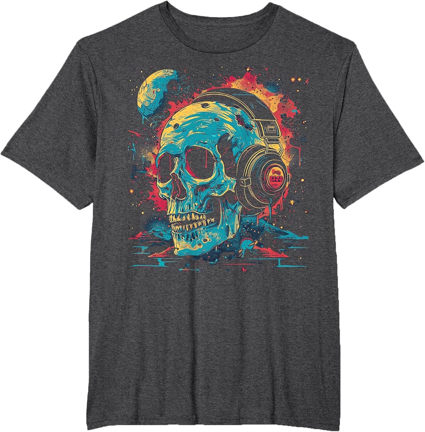 Cosmic Skull DJ | Men Women (S-6XL) | Graphic