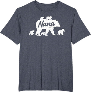 Vintage Nana Grandma Bear with 5 Cub Mother's Day