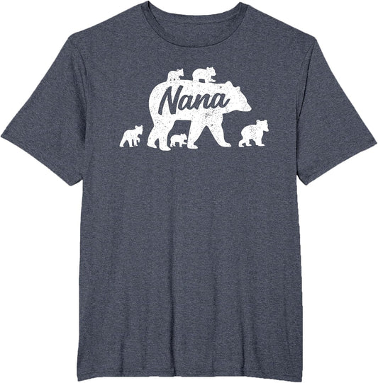 Vintage Nana Grandma Bear with 5 Cub Mother's Day