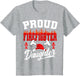 Proud Firefighter Daughter Fireman Firefighting Volunteer