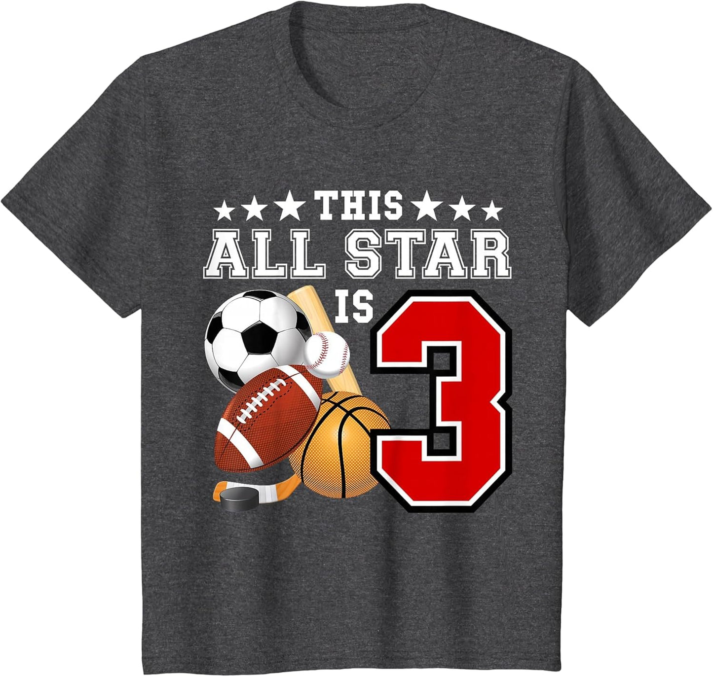 Kids 3 Year Old Sports Star Birthday Party All Sport 3rd Gift