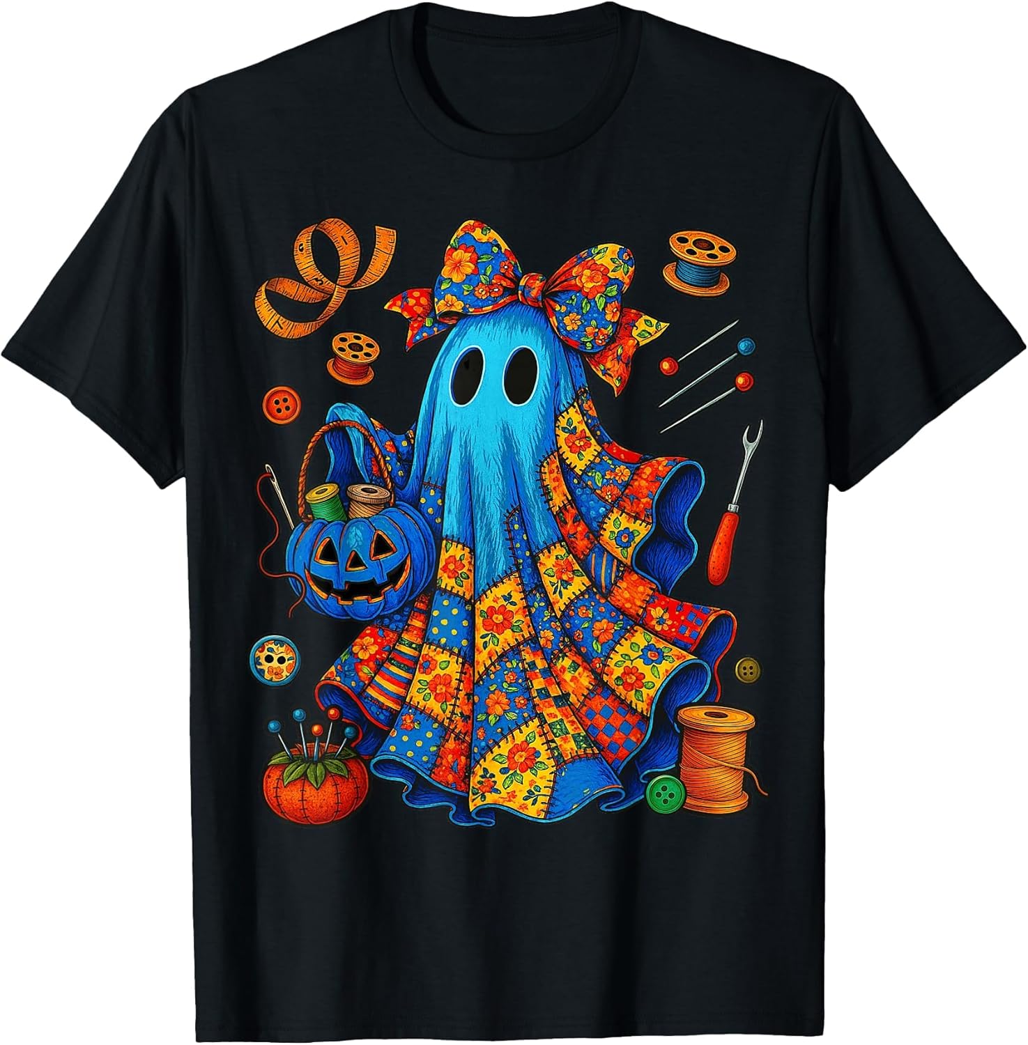 Halloween Boo Ghost Patchwork Quilter Quilting Sewing