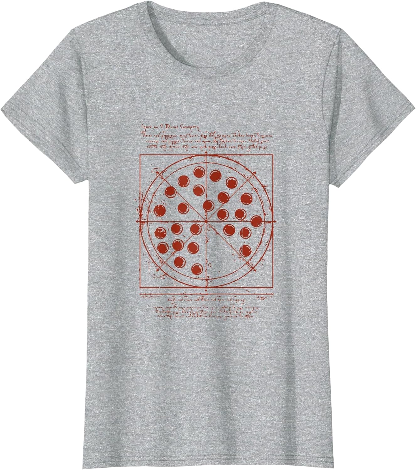 Geometric Da Vinci Pizza