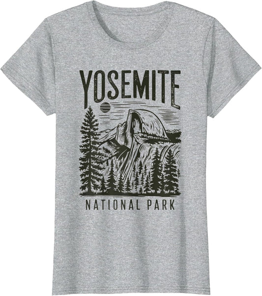 Retro Yosemite Half-Dome National Park Vintage