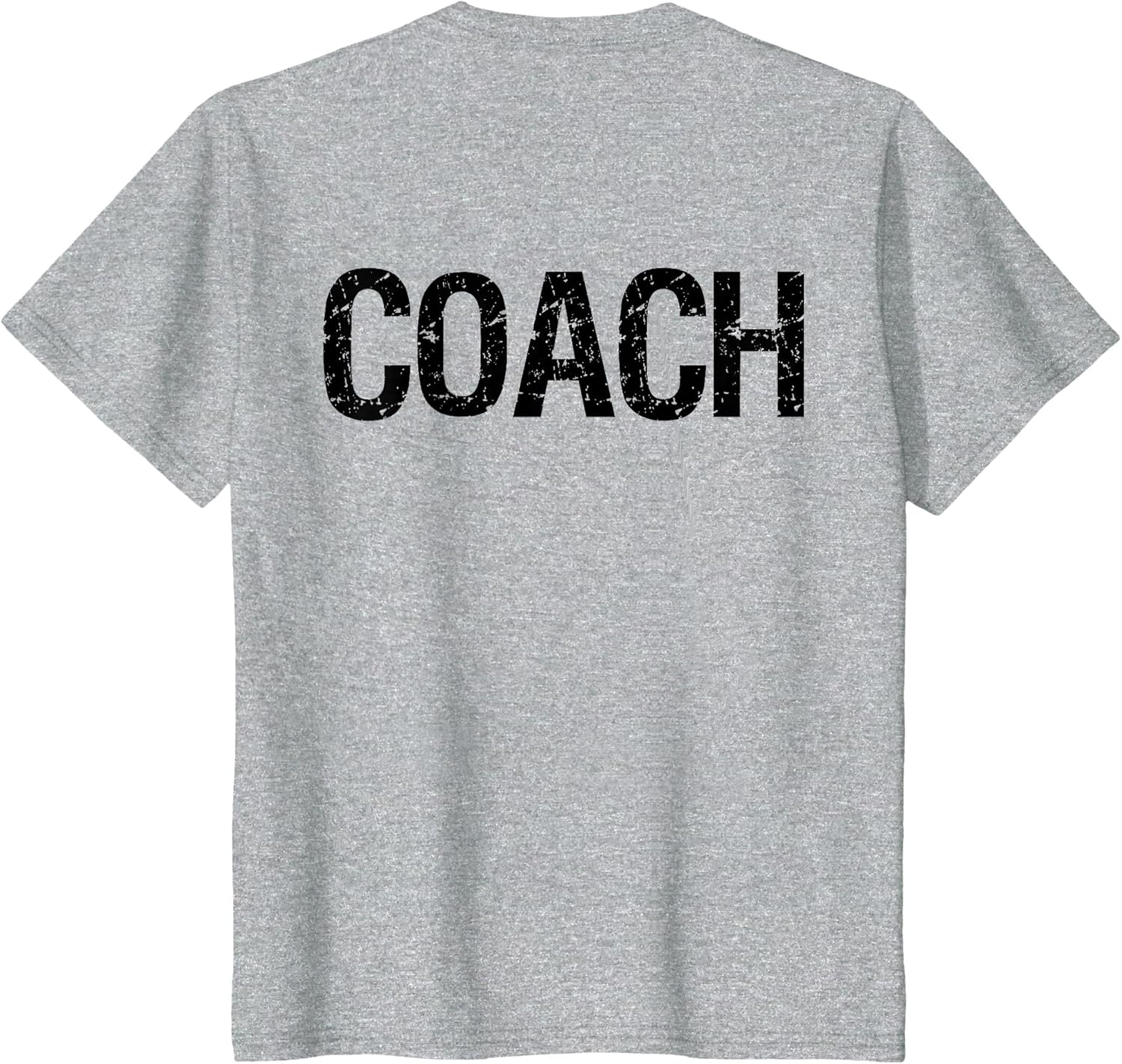 Coach on Back for Coaches Soccer Baseball Football