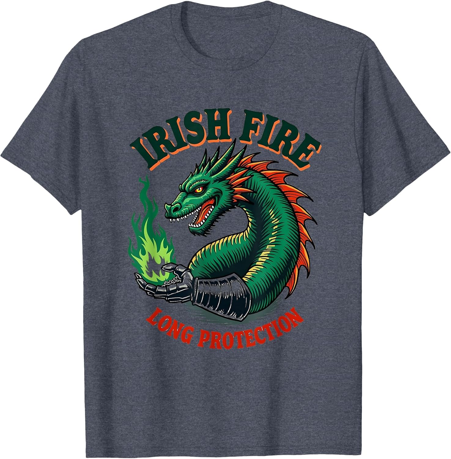 Irish Fire Long Protection St Patricks Design