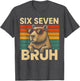 Six Seven Bruh Capybara Retro Vintage Funny 67 Meme Kids
