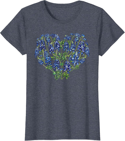 Bluebonnet in A Heart