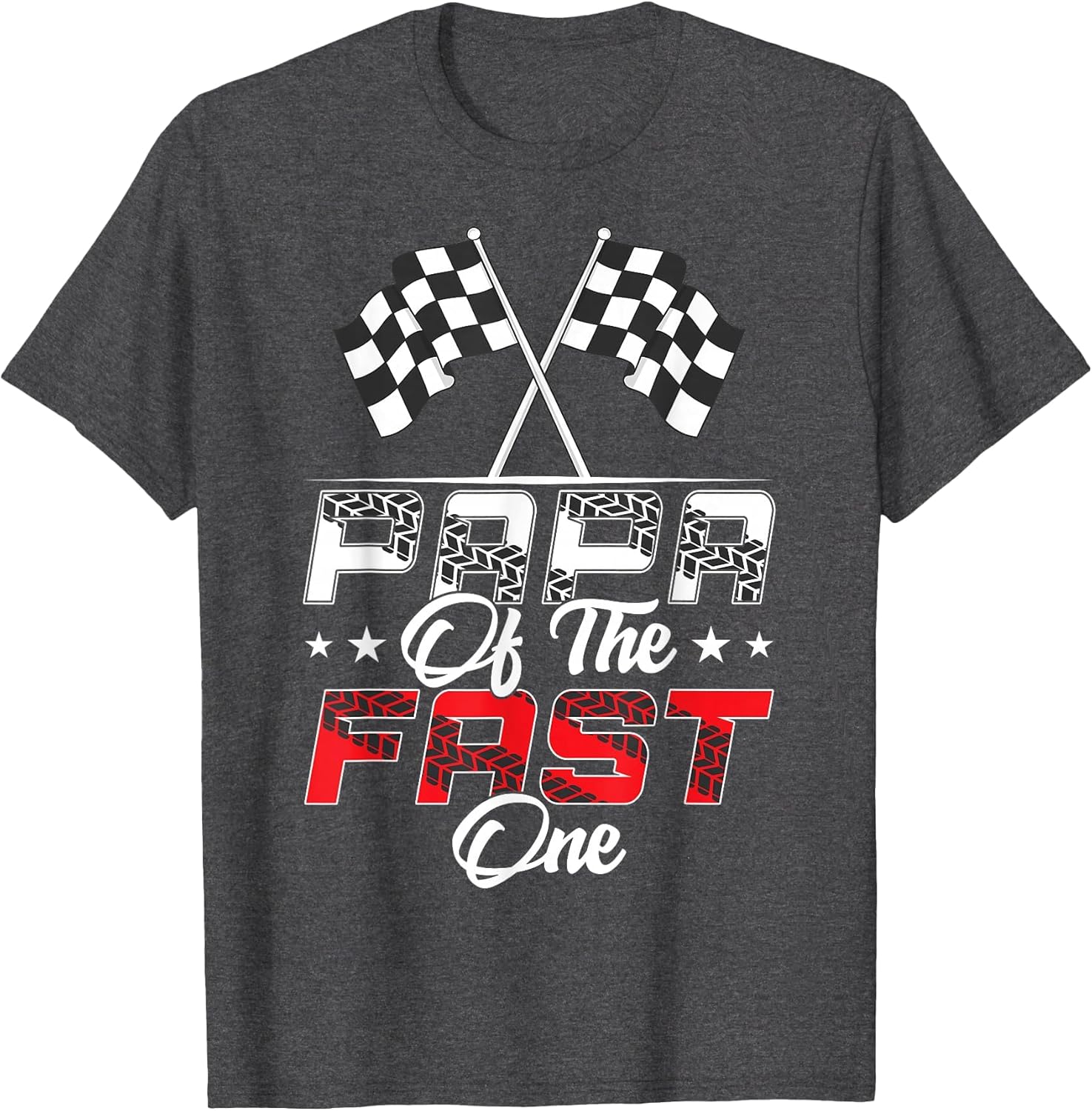 Papa of The Fast One First Birthday Racing Car Family