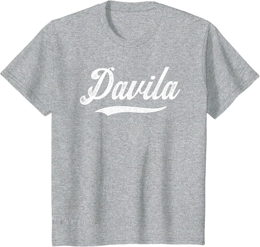 Distressed Script Nick Davila Prospect Baseball Fan Gear