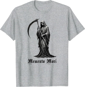 Grim Reaper Memento Mori Gothic Cloaked Skeleton Goth Design
