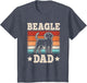 Beagle Dad Retro Beagle Lover Daddy Men