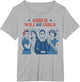 Girl Will Be Girls Patriotic Feminist 4th of July USA Women