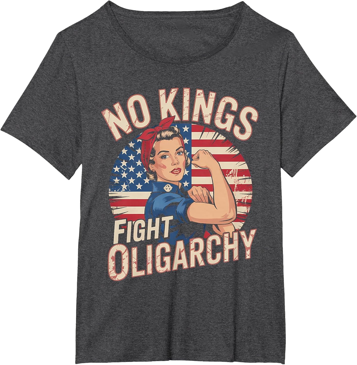 No Kings T Shirt Fight Oligarchy No Kings in America Women