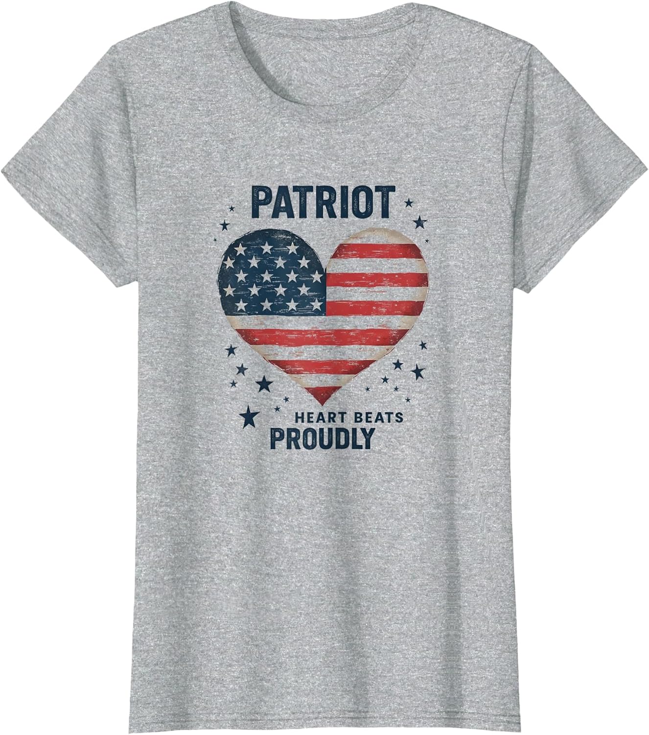 Patriot Heart Beats Proudly USA Women Design