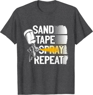 Sand Tape Spray Repeat Automotive Painter