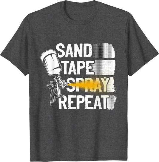 Sand Tape Spray Repeat Automotive Painter