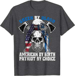 Greek by Blood American by Birth Patriot by Choice Eagle