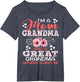 I'm A Mom Grandma A Great Grandma Nothing Scares Me Floral