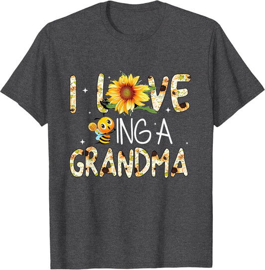 I Love Being A Grandma Sunflower Bee Mother's Day