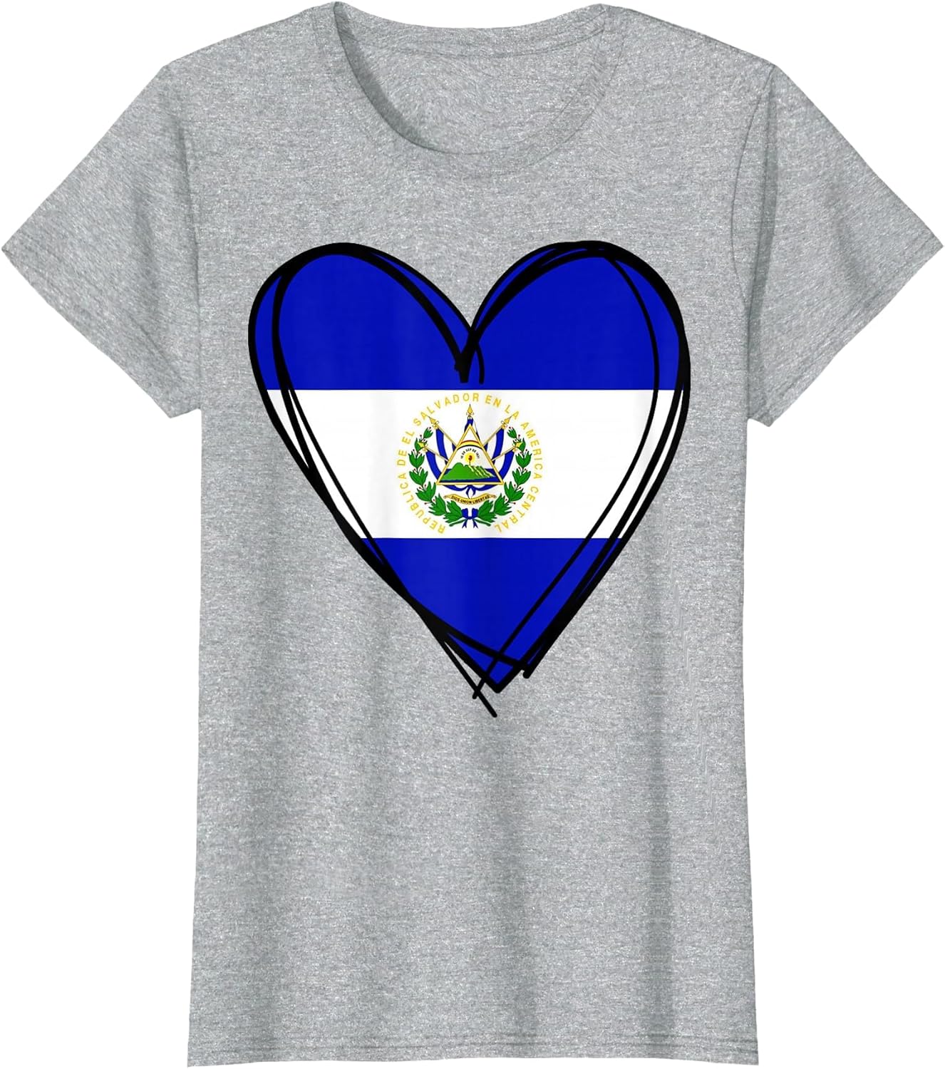 Proud Salvadoran Boy Girl Mommy Hello El Salvador Flag Heart
