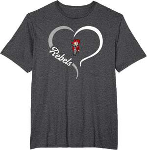 Highland Rebels Logo Half Heart Slogan HS