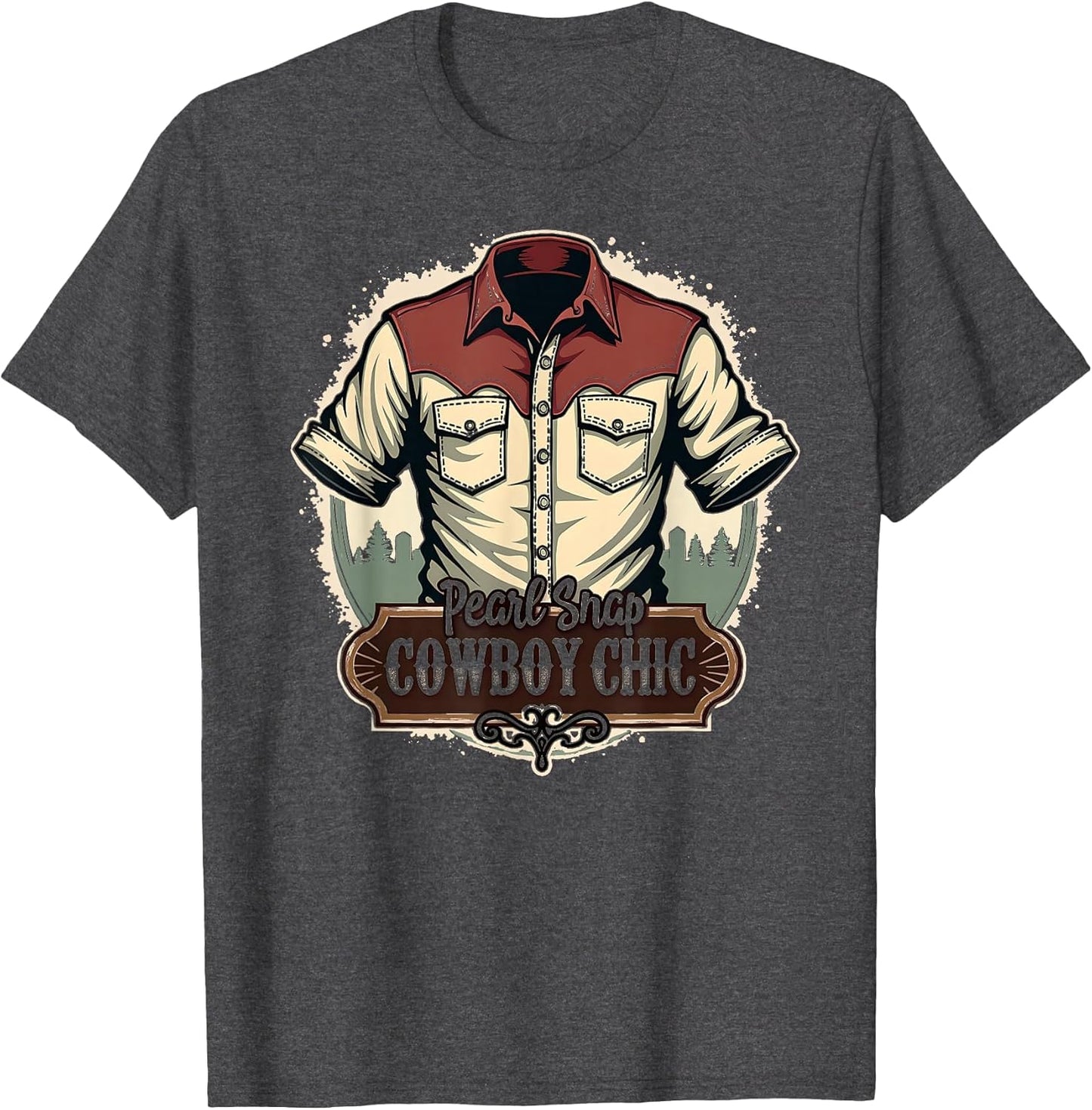 Pearl Snap Cowboy Chic Western Style Design